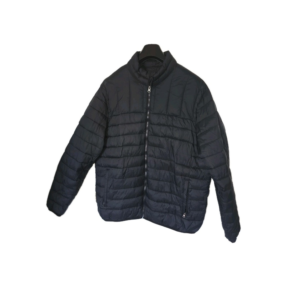 Swiss+Tech black quilted puffer foldable jacket men's XL 46-48‎